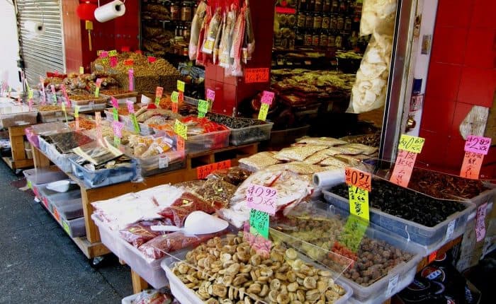 Store in China Town Singapore