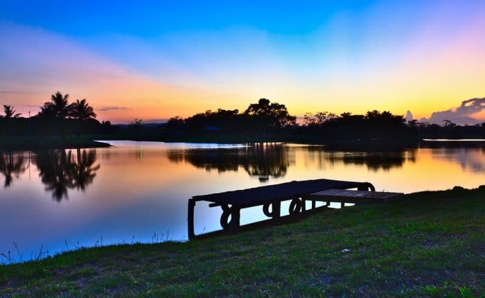 sunrise by the shore Belize
