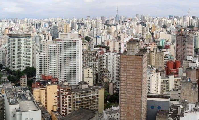 City Scape of Sao Paulo, Brazil