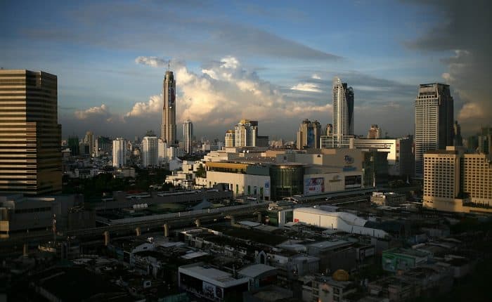 City Scape of Bangkok Thailand