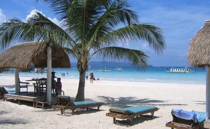 Boracay Beach in the Philippeans