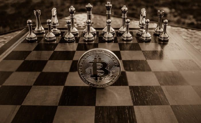 Chess board and Cryptocurrency
