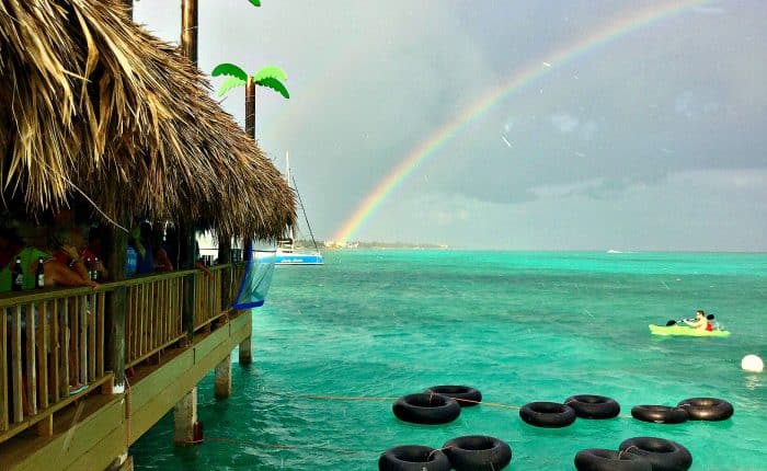 rainbow in Belize