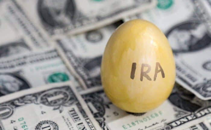 an egg shape IRA's over cash