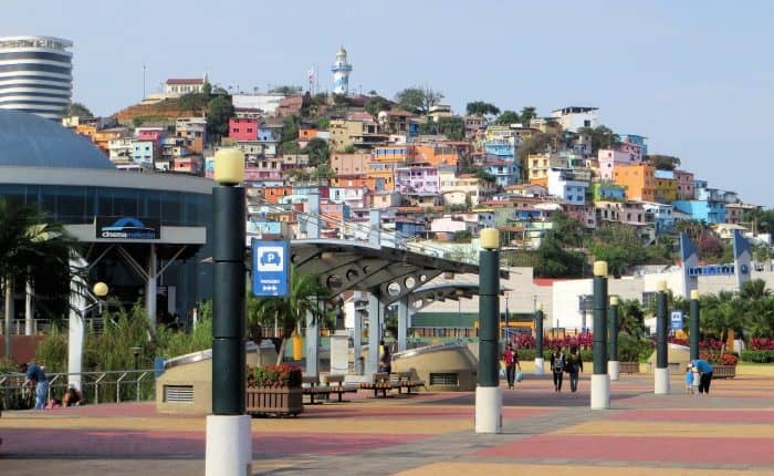 City homes in Ecuador