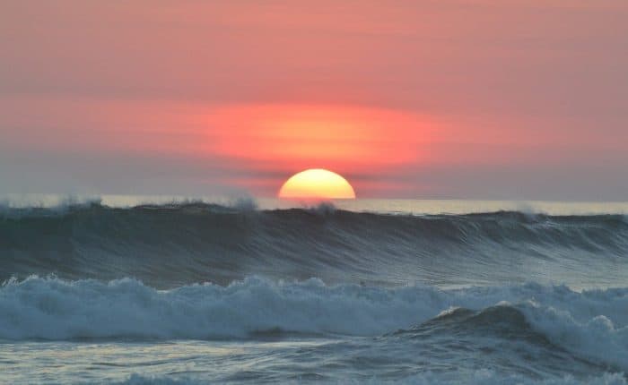 sunset in Costa Rica