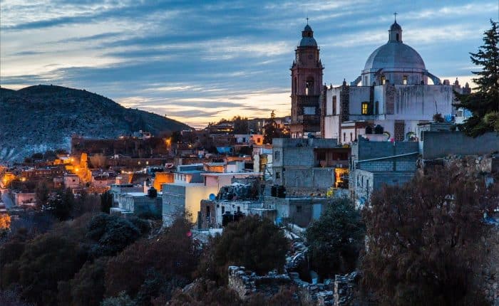 City landscape in Mexico