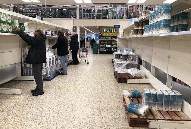 Empty shelves - Plan B