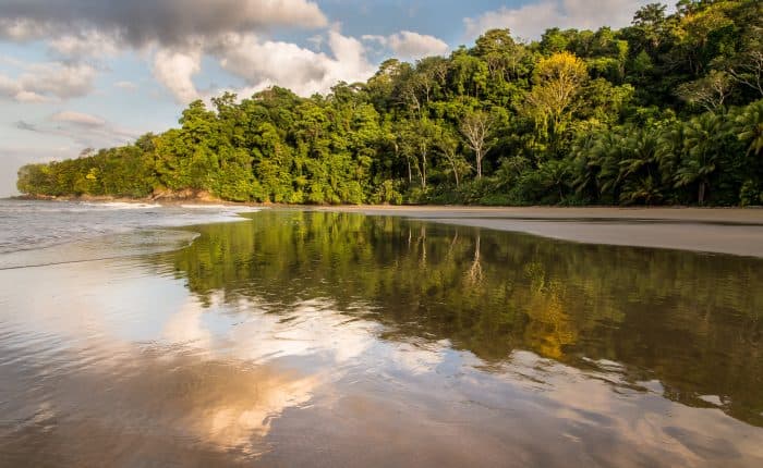 beach view of Arenal & Monteverde