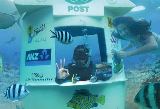 Vanautu has world’s first underwater post office