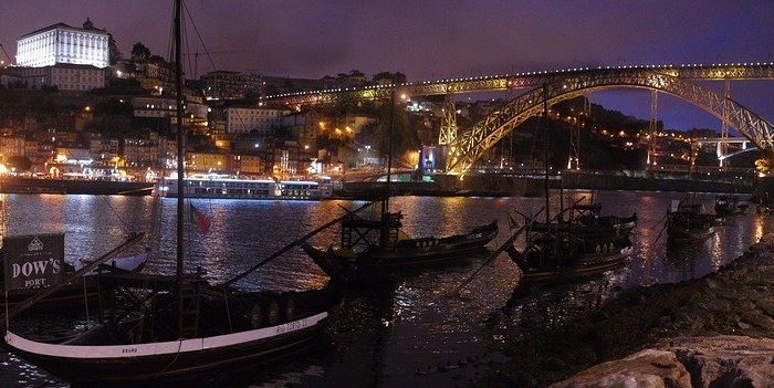 Night scenery in Portugal