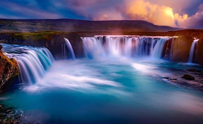 Waterfalls in Iceland