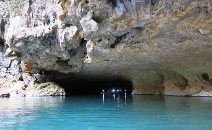 cave tubing in Belize