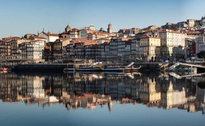Panoramic view of Porto, Portugal