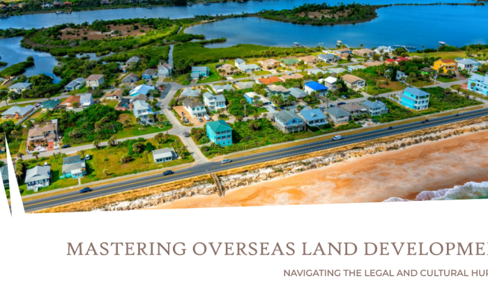 Mastering the Complexities of Overseas Land Development